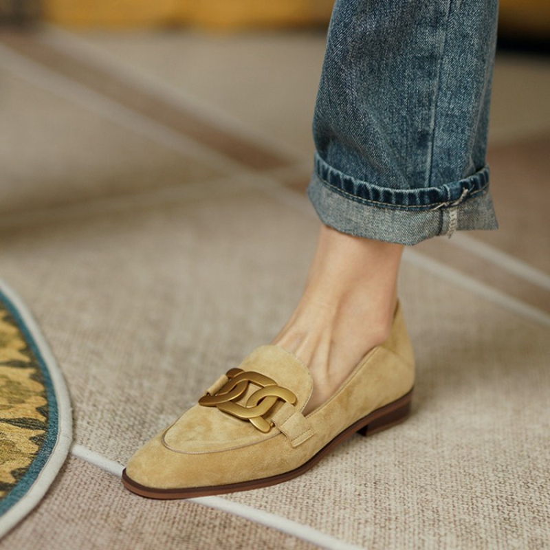 Casual Sandal Leather - Suede Leather Women Loafers Spring/Autumn Low