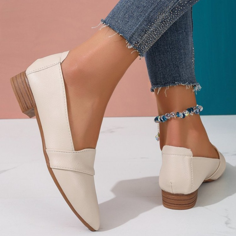 Slip on Shoes Womens Flat Wome - Casual Sandal Leather recension och pris