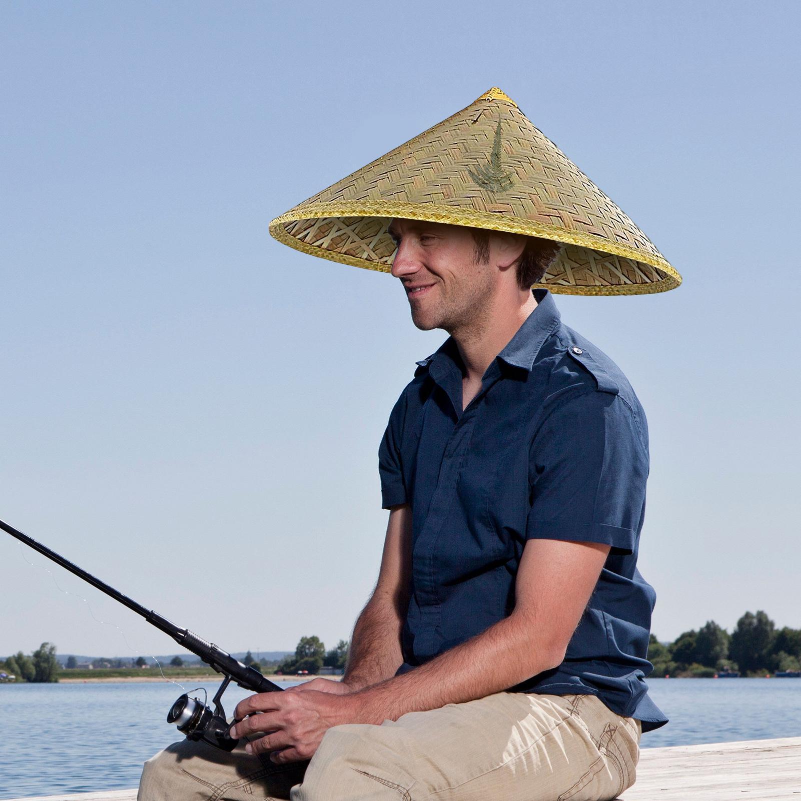 Chinese Straw Hat Handmade Rat - Bucket Hat Straw recension och pris