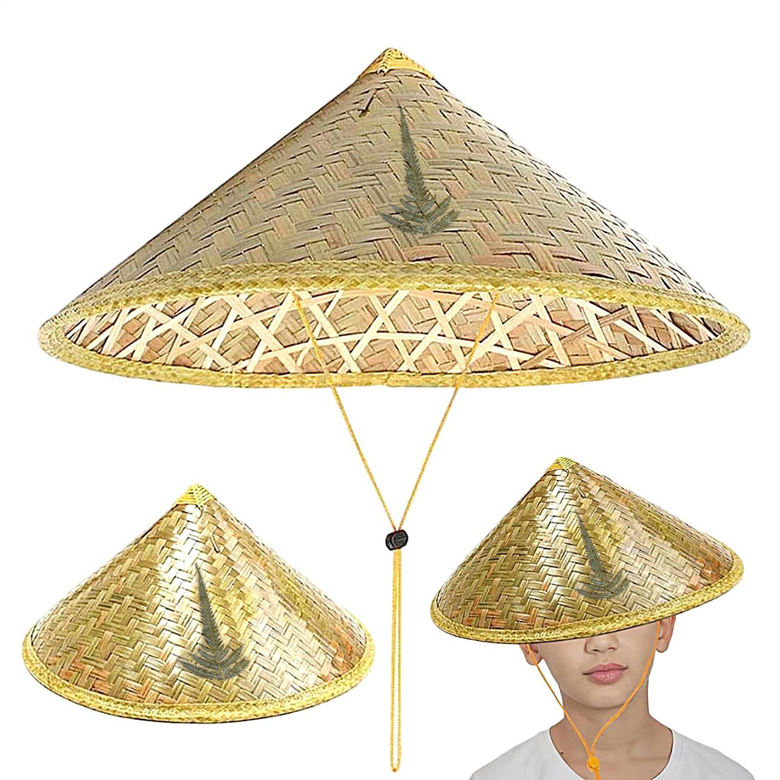 Chinese Straw Hat Handmade Rat - Bucket Hat Straw recension och pris