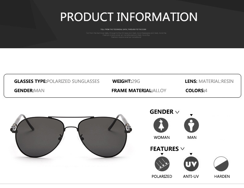 Sunglasses Men  Polarized Fash - Sunglasses Aviator Polarized recension och pris