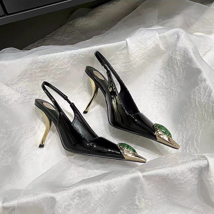 Star style Gemstone Metal Toe  - Casual Sandal Leather recension och pris