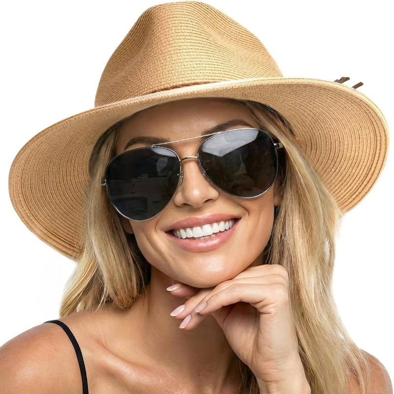 1pc Summer Straw Beach Sun Hat - Bucket Hat Straw recension och pris