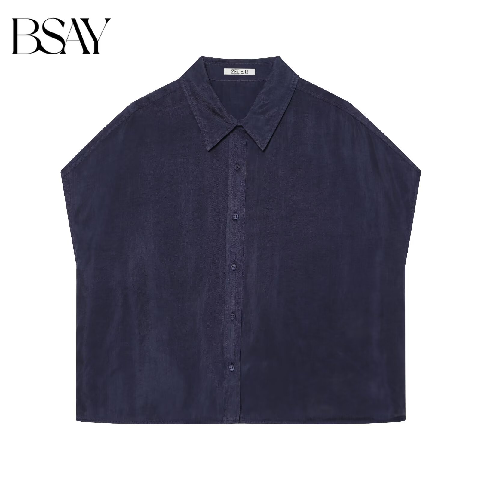 BSAY New Women Fashion Lapel S - Shirt Camp Collar recension och pris