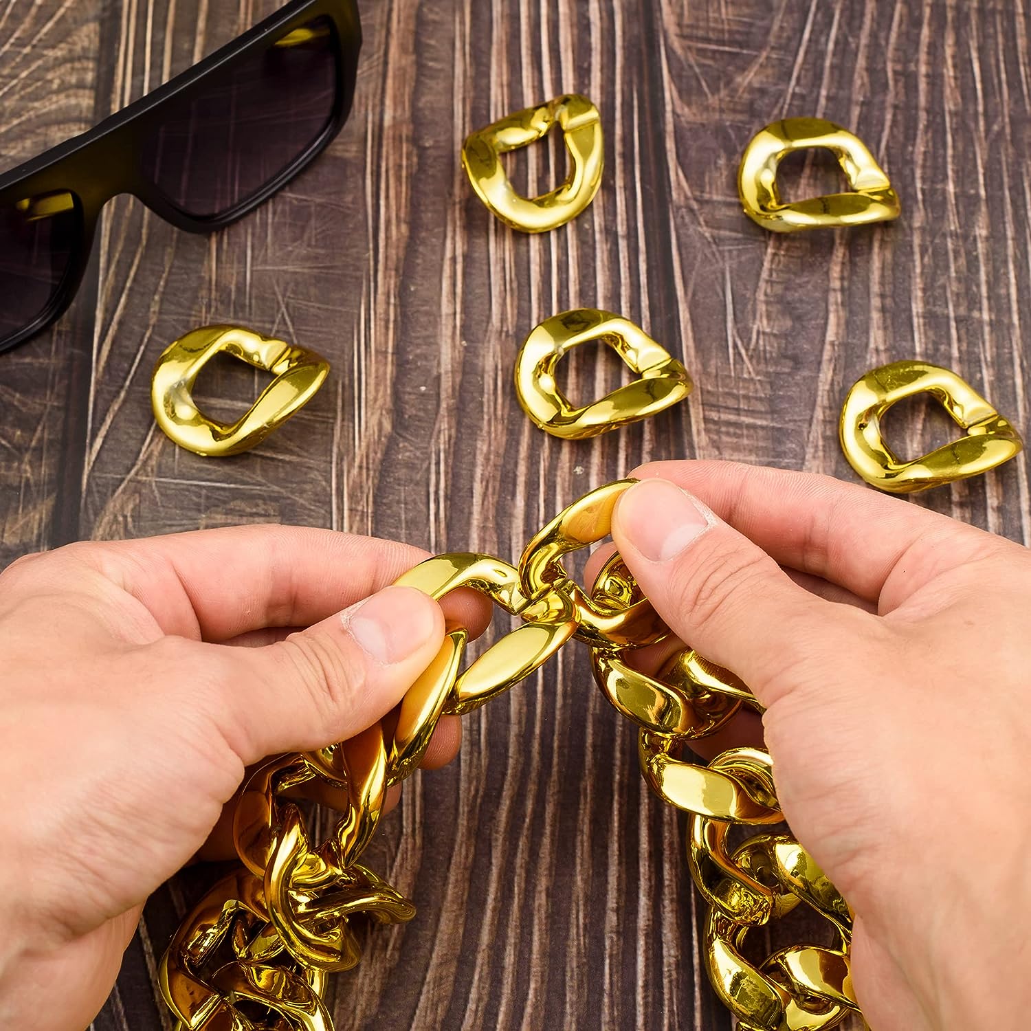 PESENAR 80s 90sHip Hop Costume - Sunglass Retainer Cord recension och pris